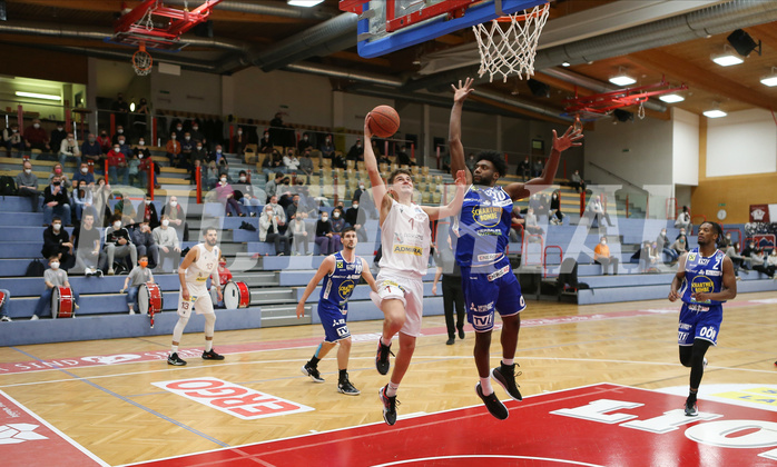 Basketball Superliaga 2021/22, Grunddurchgang 12.Runde Traiskirchen Lions vs. Gmunden Swans
