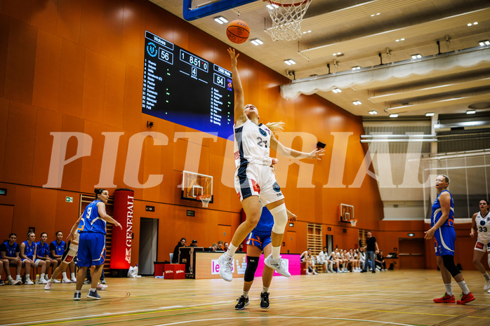Basketball, Win2Day Basketball Damen Superliga 2023/24, Grunddurchgang 2.Runde, Vienna Timberwolves, DBB LZ OÖ, Petra Pammer (21)