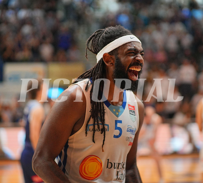 Basketball, Basketball Superliga 2024/25, Playoffs, Finale Spiel 1, Oberwart Gunners vs. BBC Nord Dragonz