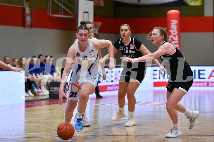 Win2Day Basketball, Damen Superliga 2022/23, Grunddurchgang 12. Runde, DBB LZ OÖ vs Basket Flames,