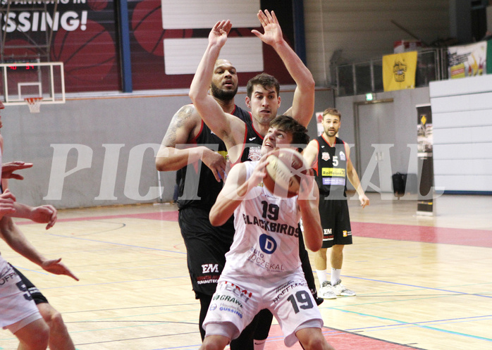 Basketball 2.Bundesliga 2020/21 Grunddurchgang 16.Runde  Jennersdorf Blackbirds vs Mattersburg Rocks