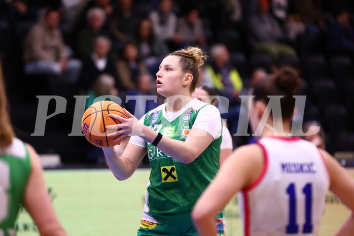 22.03.2025, Graz, Raiffeisen Sportpark, Basketball Damen Superliga 2024/25, Semifinale Spiel 2, UBSC-DBBC Graz vs. UBI Graz ,  