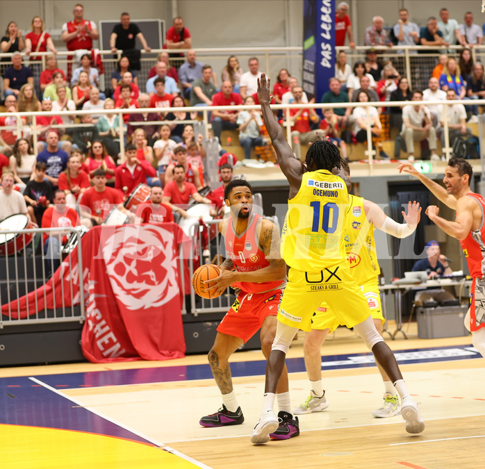 Basketball Superliga 2023/24, Playoff, Viertelfinale Spiel 4 SKN St. Pölten vs. Traiskirchen Lions