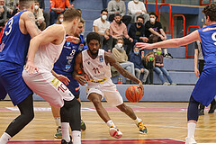 Basketball Superliaga 2021/22, Grunddurchgang 16.Runde Traiskirchen Lions vs. D.C. Timberwolves