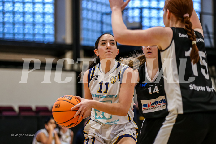 25.01.2025 Österreichischer Basketballverband 2024/25, SLWU16 WAT 3 Capricorns vs DBK Steyrer Witch Cadets