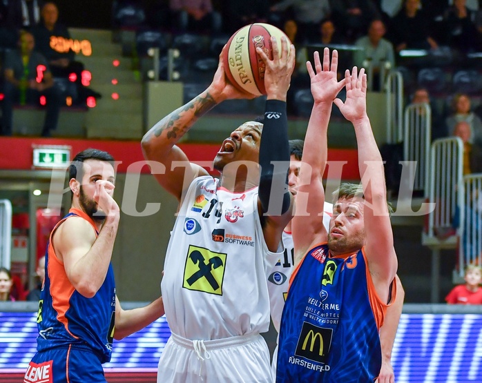Basketball ABL 2016/17 Grunddurchgang 24. Runde WBC Wels vs Fuerstenfeld Panthers