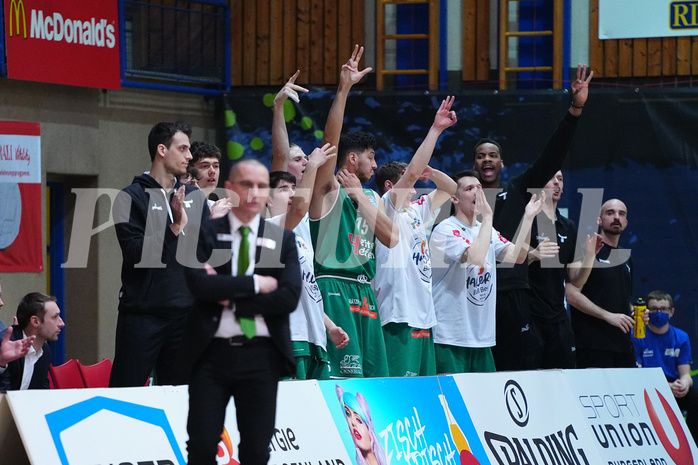Basketball Superliga 2021/22, 2. Platzierungsrunde, Oberwart vs. Kapfenberg 


