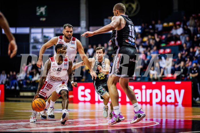 Basketball, Win2Day Superliga 2023/24, Grunddurchgang 4.Runde, BC Vienna, Flyers Wels, Demarkus Stuckey Jr. (42)