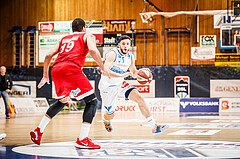 Basketball, bet-at-home Basketball Superliga 2020/21, Grunddurchgang, 16. Runde, Oberwart Gunners, BC Vienna, Ignas Fiodorovas (5)