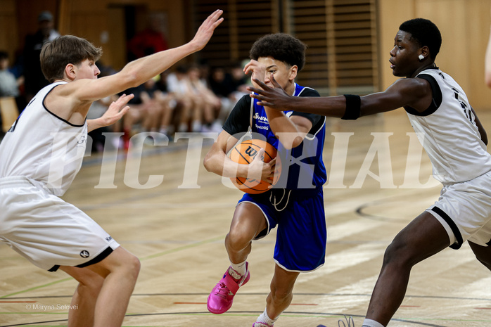 16.02.2025 Österreichischer Basketballverband 2024/25, SLMU16 Basket Flames WAT vs SG Salzkammergut