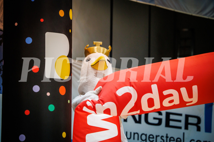 Basketball, Basketball Austria Cup 2022/23, Herren Finale, Gmunden Swans, UBSC Graz, #mascot