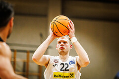 Basketball, Basketball Zweite Liga 2024/25, Grunddurchgang 13.Runde, Mattersburg Rocks, Güssing Blackbirds, Asdren Drew Koka (22)