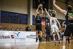 Basketball, Basketball Zweite Liga, Grunddurchgang 6.Runde, Mattersburg Rocks, Basket Flames, Tobias Stadelmann (11)