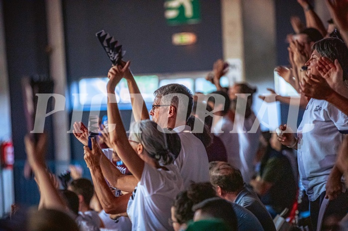 Basketball, Win2Day Superliga 2022/23, Playoff, Finale Spiel 4, BC Vienna, Gmunden Swans, 