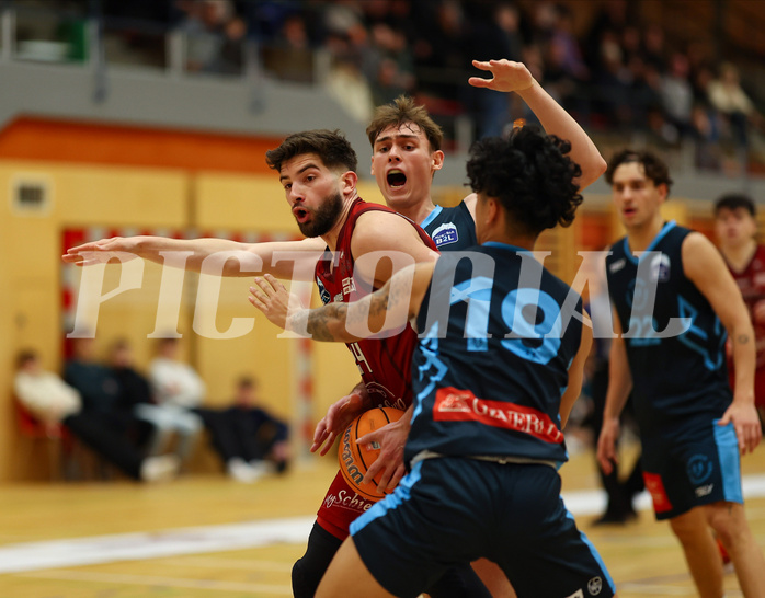 Basketball Zweite Liga 2024/25, Grunddurchgang 15.Runde Mistelbach Mustangs vs. Vienna Timberwolves


