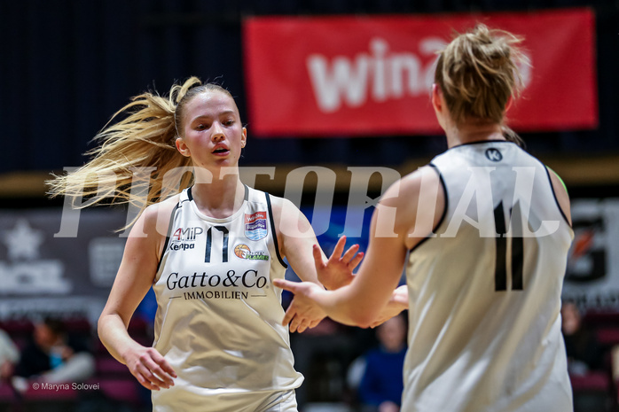 31.01.2025 Basketball Damen Supercup 2024/25, 3.Runde, BASKET FLAMES vs. Vienna TIMBERWOLVES