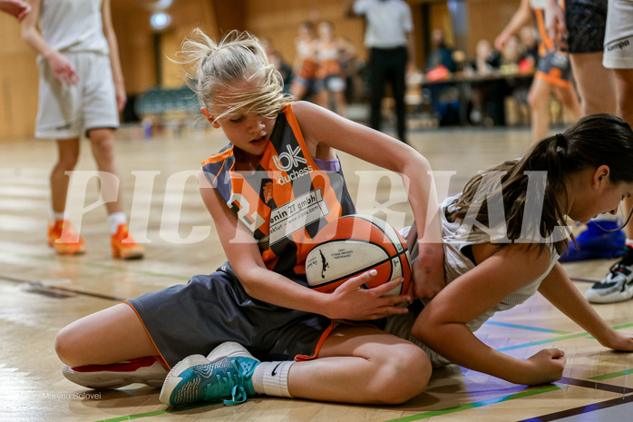 22.02.2025 Österreichischer Basketballverband 2024/25, SLWU14 Basket Flames UNION vs Basket Duchess
