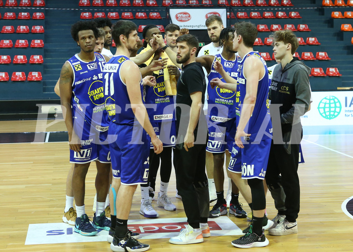 Basketball Superliga 2021/22, Grunddurchgang 18.Runde BC Vienna vs. Gmunden Swans


