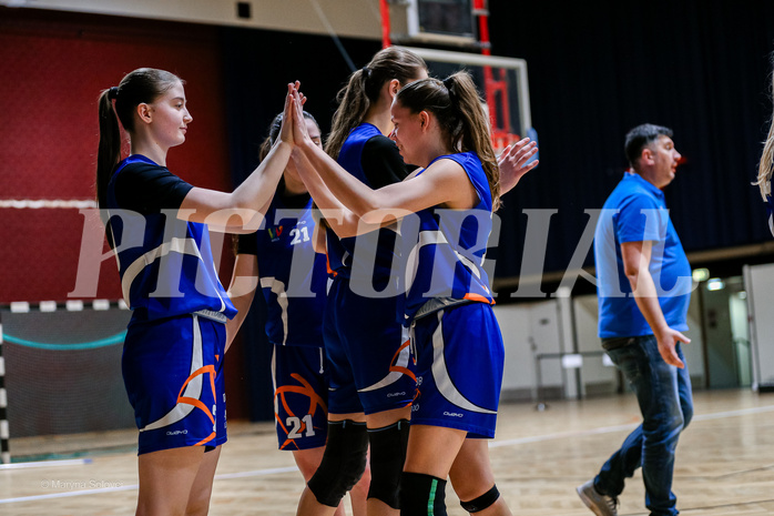 01.03.2025 Österreichischer Basketballverband 2024/25, SLWU19 Vienna United vs. DBB Basketgirls Wels