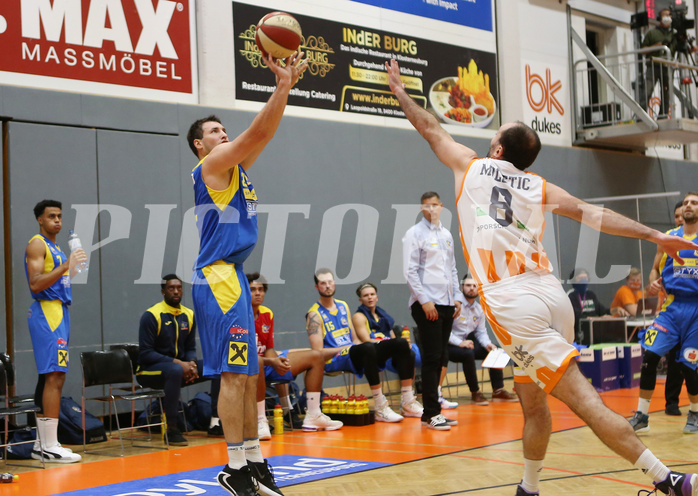 Basketball Superliga 20120/21, Grunddurchgang 2.Runde Klosterneuburg Dukes vs. SKN St.Pölten