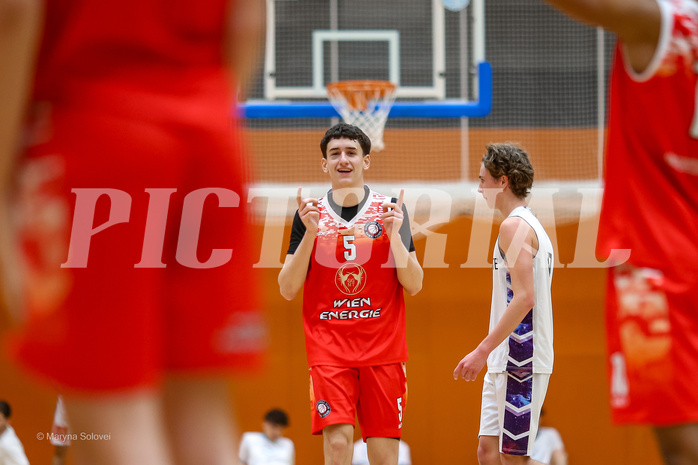 11.01.2025 Österreichischer Basketballverband 2024/25, SLMU19, Vienna United vs BC Vienna