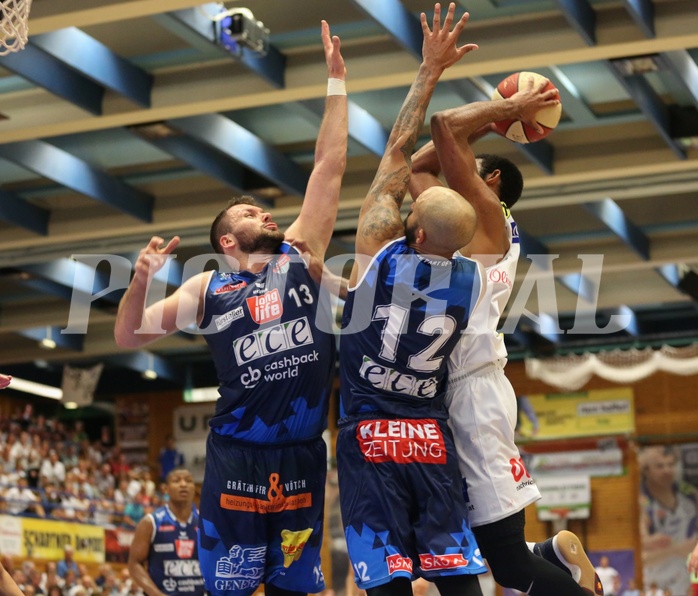 Basketball ABL 2017/18, Playoff Finale Spiel 4 Gmunden Swans vs. Kapfenberg Bulls 


