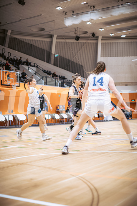 Basketball, Win2Day Basketball Damen Superliga 2022/23, Grunddurchgang 9.Runde, Vienna Timberwolves, Vienna United, Alona Dobrovolska (5)