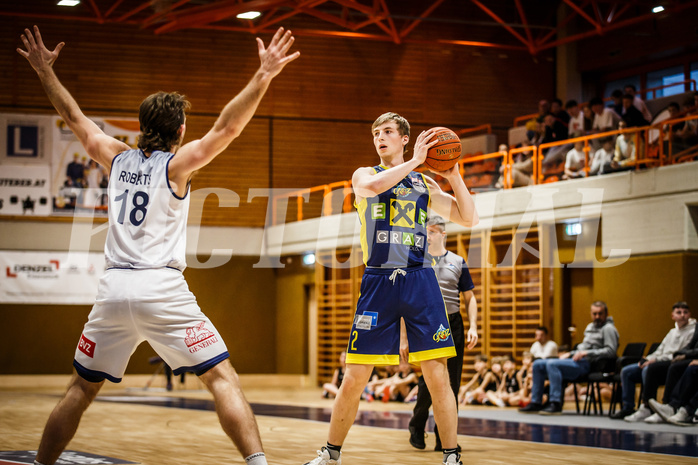Basketball, win2day Basketball Superliga 2022/23, 4. Qualifikationsrunde, BBC Nord Dragonz, UBSC Graz, Lukas Simoner (12) Basketball, win2day Basketball Superliga 2022/23, 4. Qualifikationsrunde, BBC Nord Dragonz, UBSC Graz, Lukas Simoner (12)