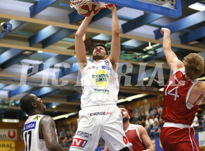 Basketball ABL 2017/18, Playoff VF Spiel 1 Gmunden Swans vs. Traiskirchen Lions


