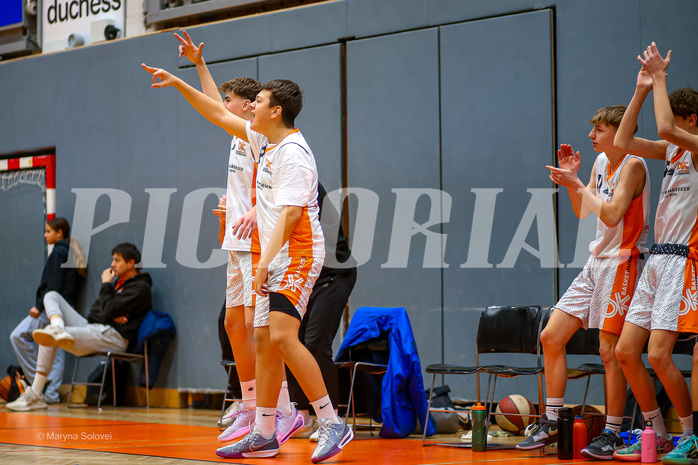 14.12.2024 Österreichischer Basketballverband 2024/25, SLMU16, Basket Dukes vs. Raiders Tirol BLACK
