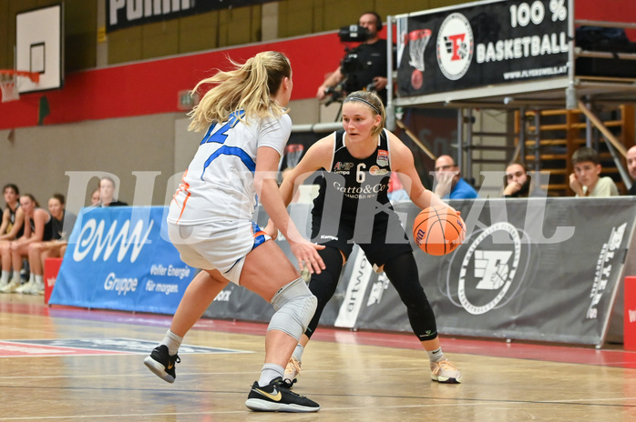 Basketball Superliga 2024/25, Supercup 1.Runde, DBB Wels vs Basket Flames Women,

