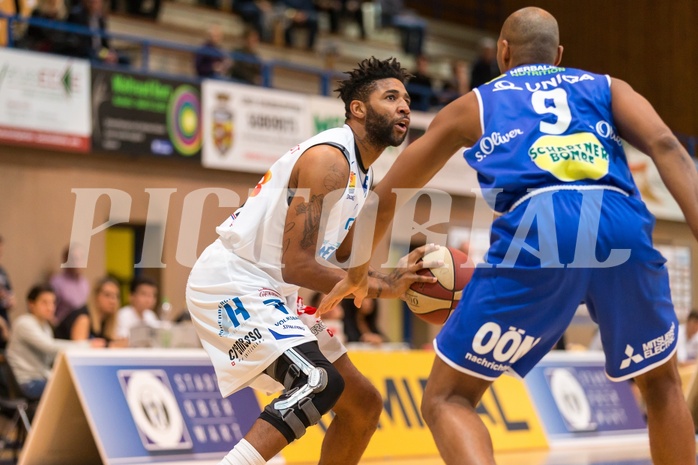 Basketball, ABL 2017/18, Grunddurchgang 13.Runde, Oberwart Gunners, Gmunden Swans, Aaron Ross