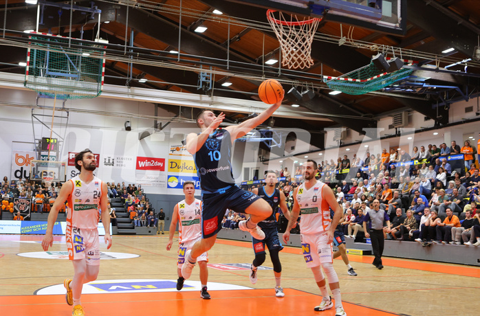 Basketball Superliga 2023/24, Grunddurchgang 4.Runde Klosterneuburg Dukes vs. Vienna Timberwolves