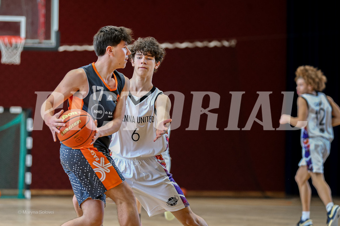 23.03.2025 Österreichischer Basketballverband 2024/25, SLMU16, Post SV Wien vs. Basket Dukes