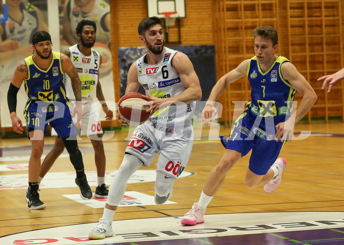 Basketball Superliga 2020/21, Viertelfinale Spiel 3 Gmunden Swans vs. UBSC Graz


