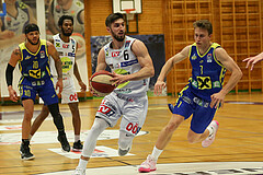 Basketball Superliga 2020/21, Viertelfinale Spiel 3 Gmunden Swans vs. UBSC Graz


