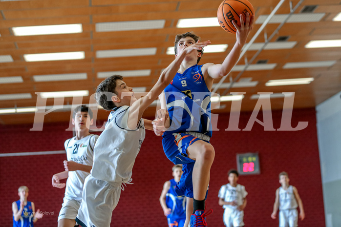 31.03.2025 Österreichischer Basketballverband 2024/25, SLMU14 Basket Flames WAT vs. FSN Baskets Wels