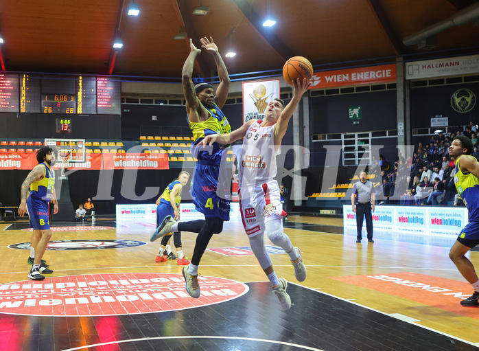 Basketball Superliga 2023/24, Gruunddurchgang 19.Runde BC Vienna vs. UBSC Graz


