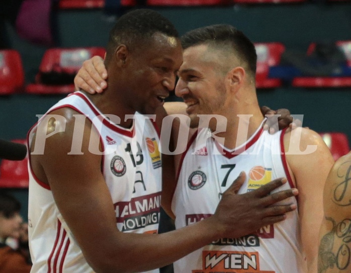 24.04.2017 Basketball ABL 2016/17 Grunddurchgang 34. Runde BC Vienna vs WBC Wels
