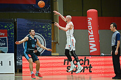 Basketball, Superliga 2023/24, Grunddurchgang 22. Runde, Flyers Wels vs. Vienna Timberwolves,