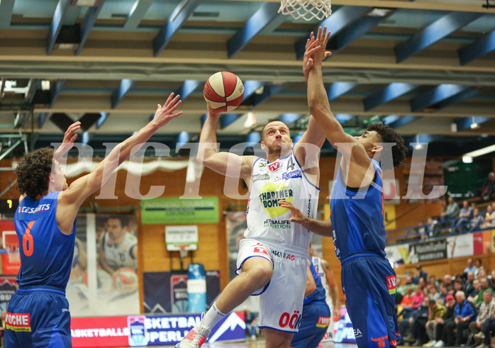 Basketball Superliga 2019/20,  4.Plazierungsrunde Gmunden Swans vs. Kapfenberg Bulls


