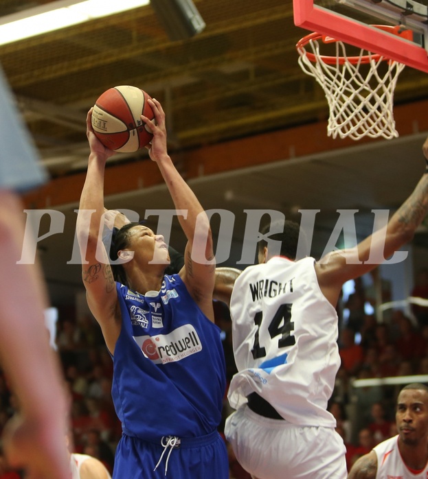 Basketball ABL 2015/16 Playoff Finale Spiel 3 WBC Wels vs. Oberwart Gunners


