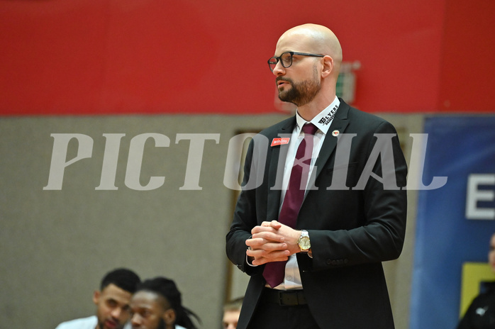 Basketball, Superliga 2024/25, Platzierungsrunde 4.Runde, Flyers Wels vs. Oberwart Gunners,
