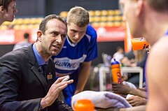 Basketball, ABL 2016/17, Grunddurchgang 18.Runde, BC Vienna, Oberwart Gunners, Chris Chougaz (Coach)