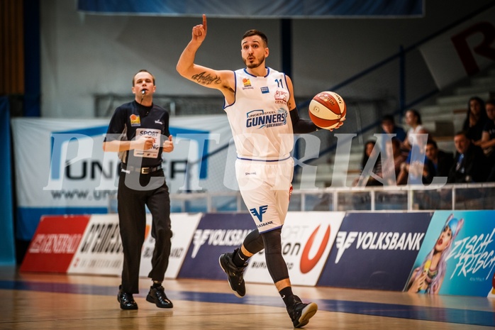 Basketball, ABL 2018/19, Grunddurchgang 33.Runde, Oberwart Gunners, Timberwolves, Hayden Thomas Lescault (11)