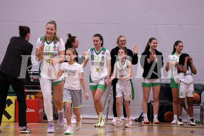 01.12.2024, Graz, Raiffeisen Sportpark, Basketball Damen Superliga 2024/25, Grunddurchgang, 8.Runde, UBI Holding Graz vs. Basket Flames