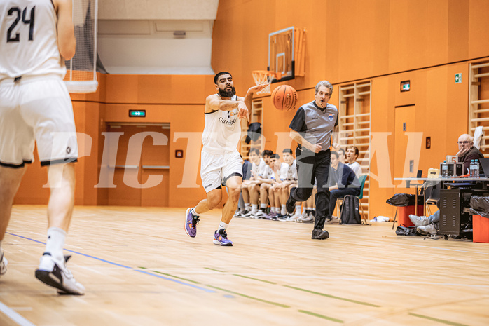 Basketball, Basketball Zweite Liga 2022/23, Grunddurchgang 12.Runde, Basket Flames, Vienna United, Faiz Jakob (27)