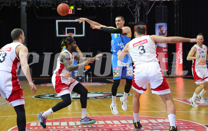 Basketball Superliga 2022/23, 9.Plazierungsrunde BC Vienna vs. SKN St.Pölten


