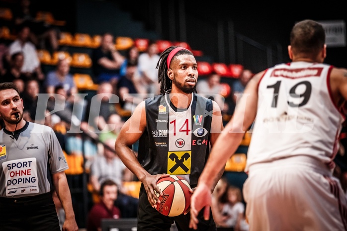 Basketball, ABL 2017/18, Playoff VF Spiel 2, BC Vienna, WBC Wels, Carlos Novas Mateo (14)
