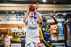 Basketball, bet-at-home Basketball Superliga 2021/22, Platzierungsrunde Spiel 8, Oberwart Gunners, UBSC Graz, Renato Poljak (16)